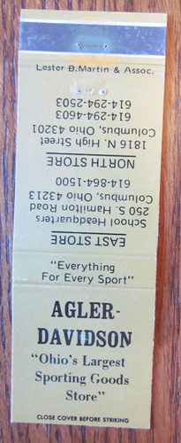 Columbus ohio matchbook - ohio,