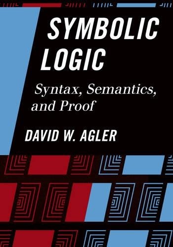Symbolic logic david - david, agler