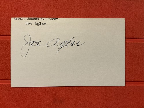 Joe agler mlb 1912 - agler,