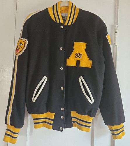 Giacca lana baseball vintage