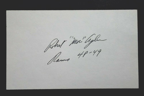 Carta indice 3x5 - , autografo